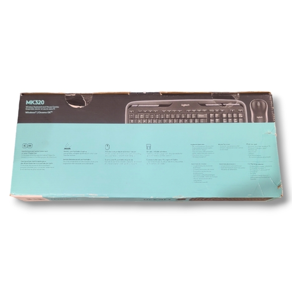 Logitech MK320 Wireless Keyboard and Mouse - Picture 3 of 6